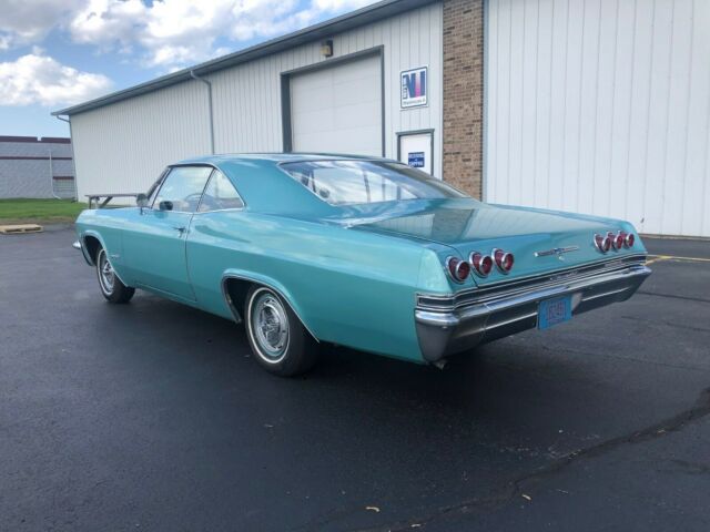 1965 Teal Chevrolet Impala Hardtop