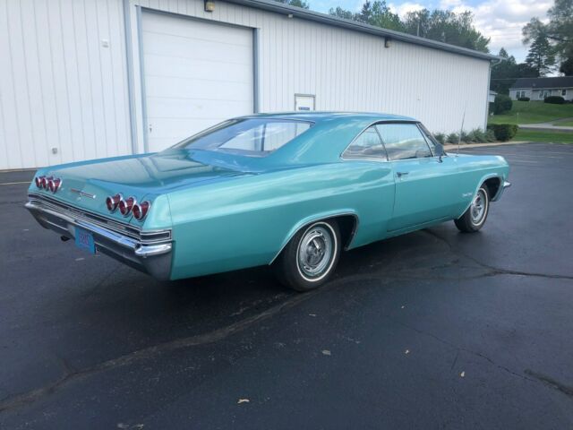 1965 Teal Chevrolet Impala Hardtop
