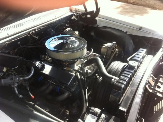 1965 White Chevrolet Impala Coupe