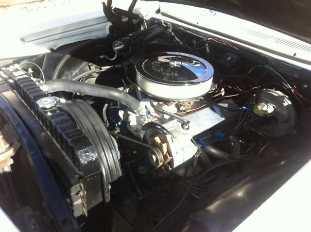 1965 White Chevrolet Impala Coupe