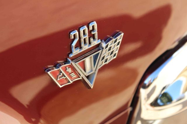 1965 Burgundy Chevrolet Impala Coupe