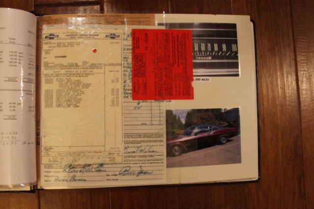 1965 Burgundy Chevrolet Impala Coupe