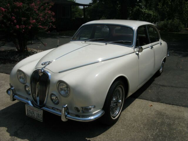 1965 White Jaguar 3.8 Sedan