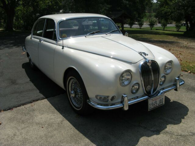 1965 White Jaguar 3.8 Sedan