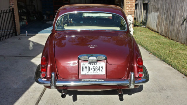 1965 Burgundy Jaguar 3.8 S-TYPE U/K