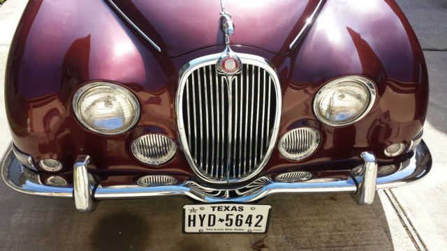1965 Burgundy Jaguar 3.8 S-TYPE U/K