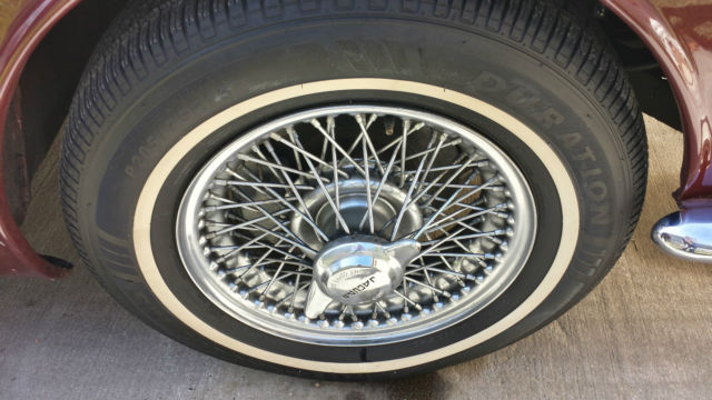 1965 Burgundy Jaguar 3.8 S-TYPE U/K