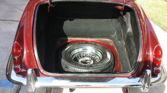 1965 Burgundy Jaguar 3.8 S-TYPE U/K