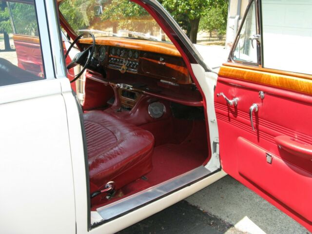 1965 White Jaguar 3.8 Sedan