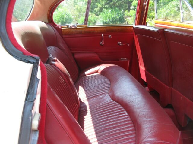 1965 White Jaguar 3.8 Sedan