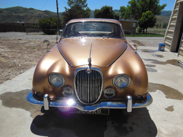 1965 Gold Jaguar S-Type Sedan