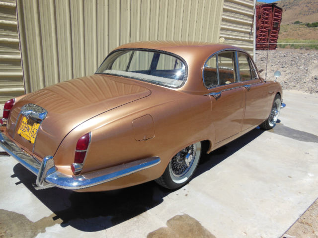 1965 Gold Jaguar S-Type Sedan