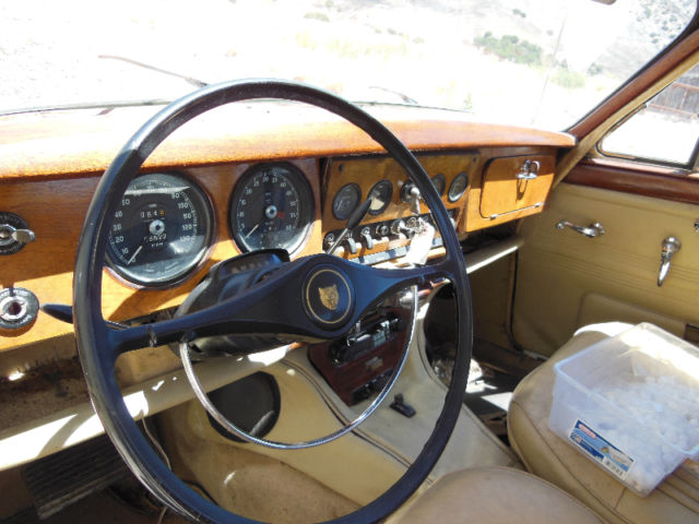 1965 Gold Jaguar S-Type Sedan