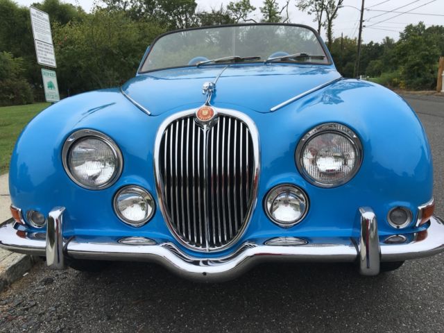 1965 Blue Jaguar XK Convertible