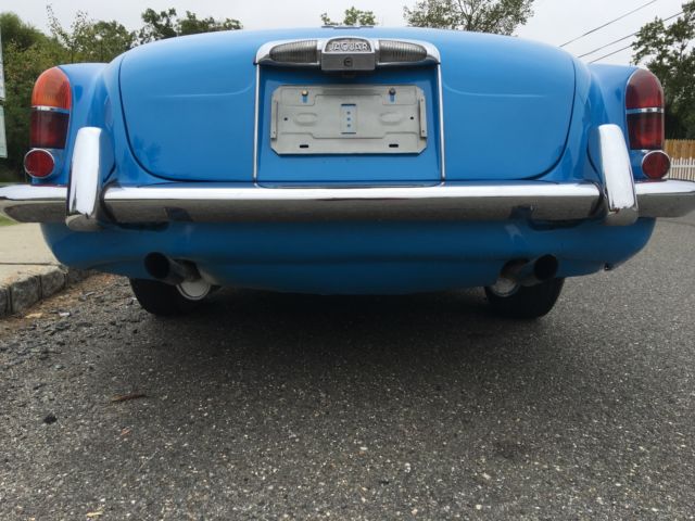 1965 Blue Jaguar XK Convertible