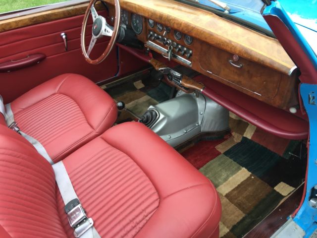 1965 Blue Jaguar XK Convertible