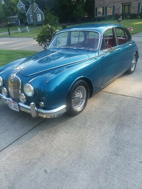 1965 Blue Jaguar Mk2 Sedan