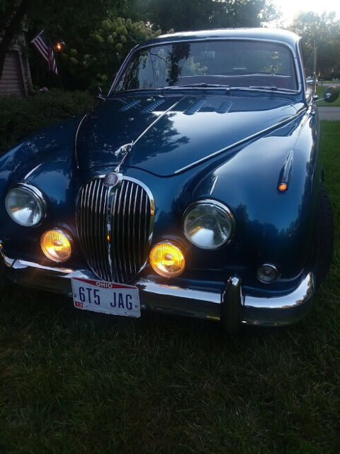 1965 Blue Jaguar Mk2 Sedan