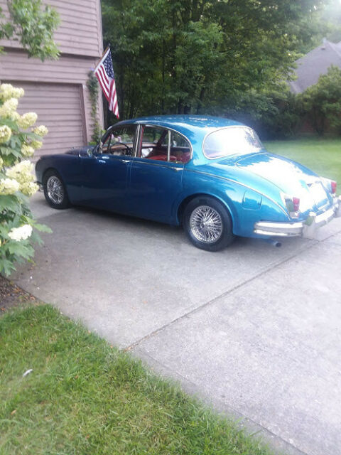 1965 Blue Jaguar Mk2 Sedan