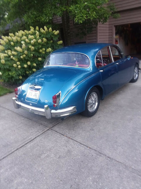 1965 Blue Jaguar Mk2 Sedan