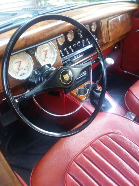 1965 Blue Jaguar Mk2 Sedan