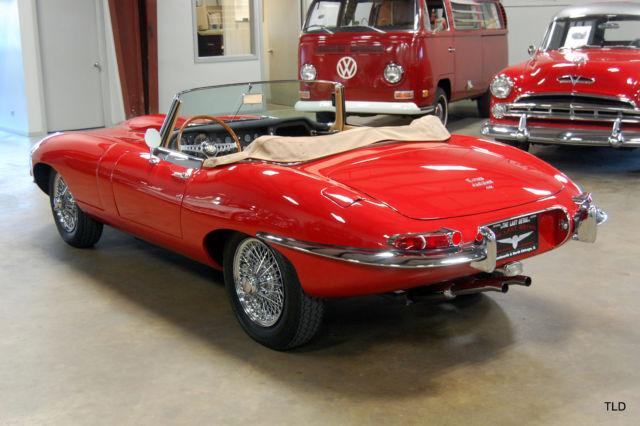 1965 Red Jaguar XK Convertible