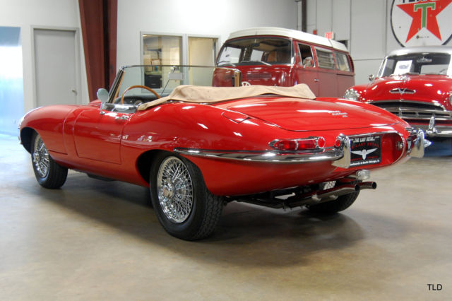 1965 Red Jaguar XK Convertible