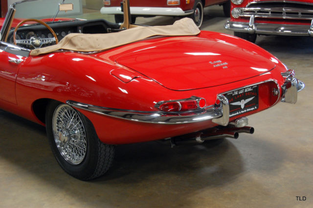 1965 Red Jaguar XK Convertible
