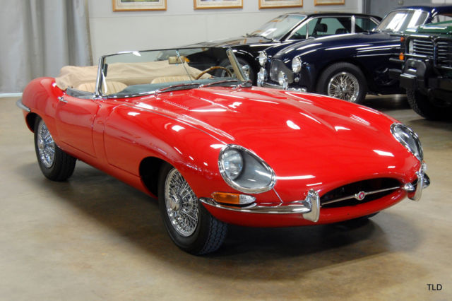 1965 Red Jaguar XK Convertible