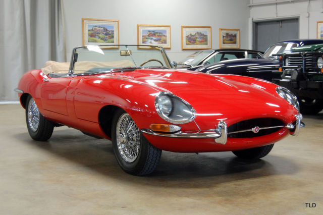 1965 Red Jaguar XK Convertible