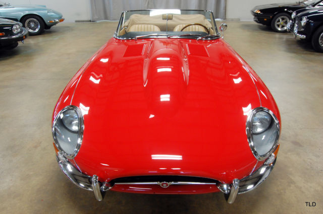 1965 Red Jaguar XK Convertible
