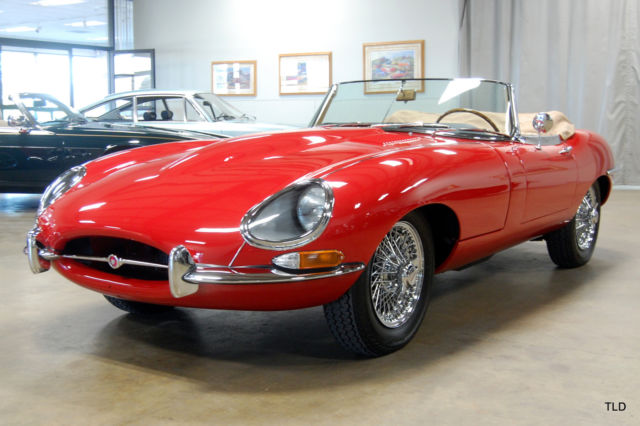 1965 Red Jaguar XK Convertible