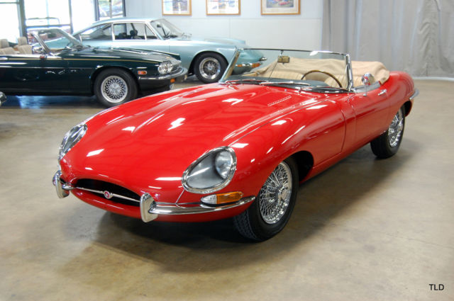 1965 Red Jaguar XK Convertible