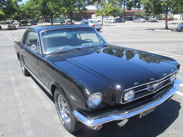 1965 Black Ford Mustang Coupe