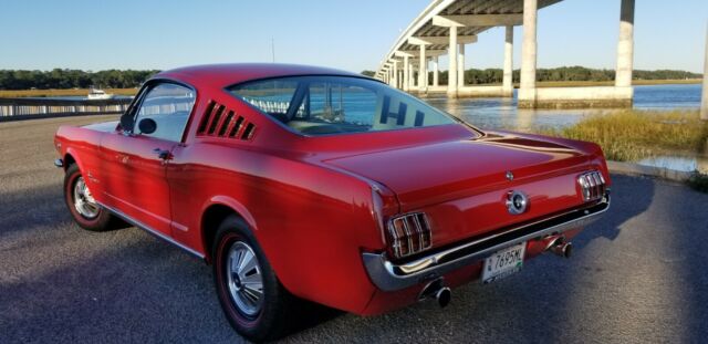 1965 Red Ford Mustang Fastback
