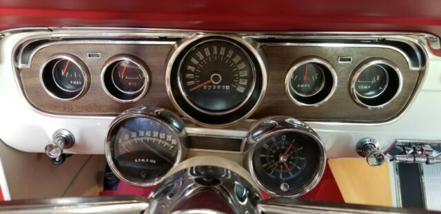 1965 Red Ford Mustang Fastback