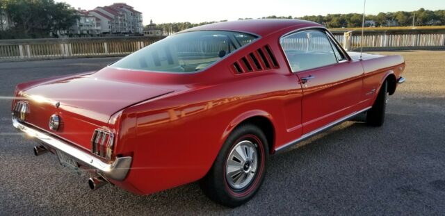 1965 Red Ford Mustang Fastback