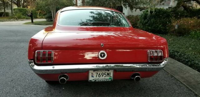 1965 Red Ford Mustang Fastback