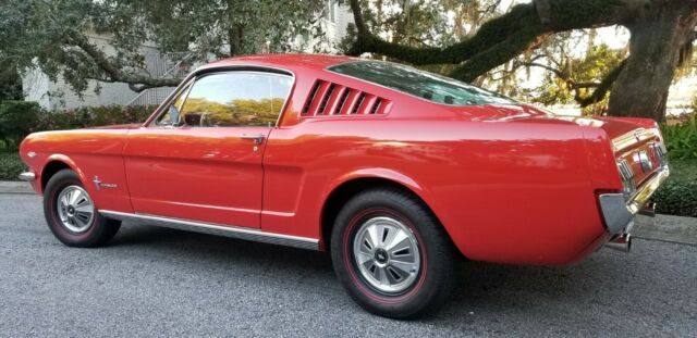 1965 Red Ford Mustang Fastback