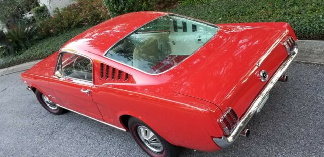 1965 Red Ford Mustang Fastback
