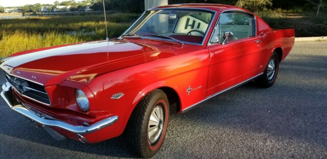 1965 Red Ford Mustang Fastback