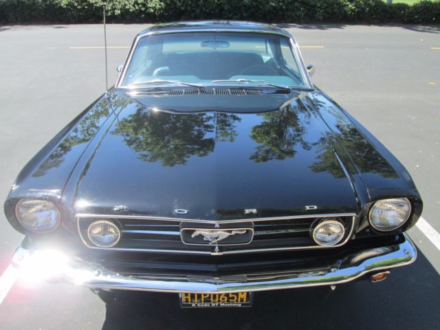1965 Black Ford Mustang Coupe