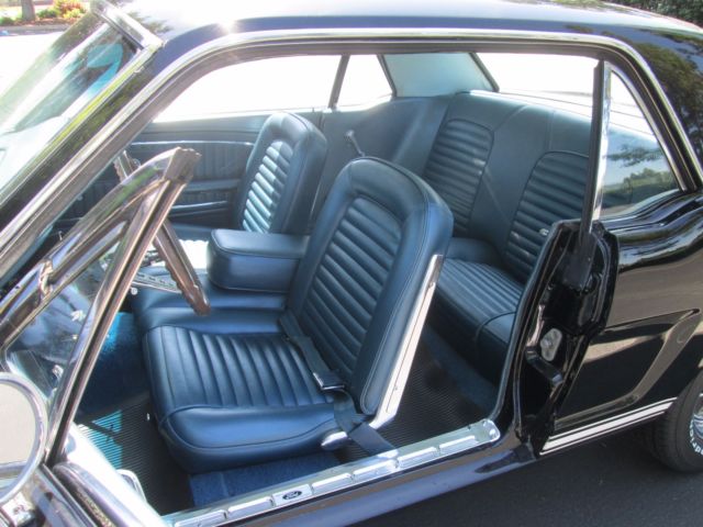 1965 Black Ford Mustang Coupe