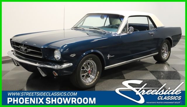 1965 Blue Ford Mustang