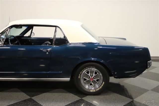 1965 Blue Ford Mustang