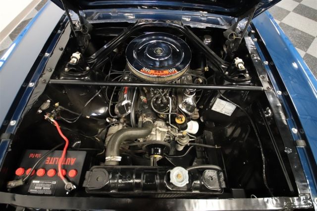 1965 Blue Ford Mustang