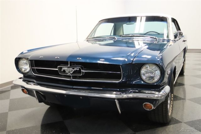 1965 Blue Ford Mustang