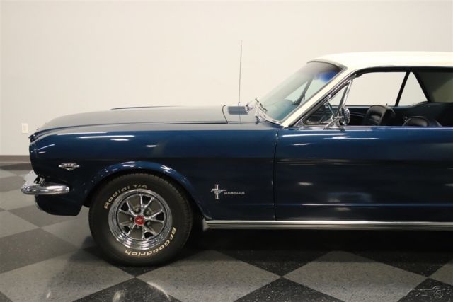 1965 Blue Ford Mustang
