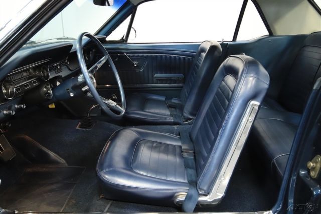 1965 Blue Ford Mustang