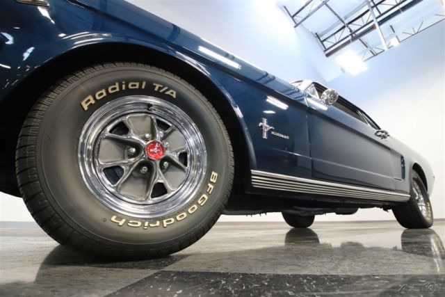 1965 Blue Ford Mustang